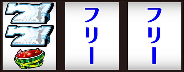 アオハル♪操 A-LIVE左リール赤7狙い