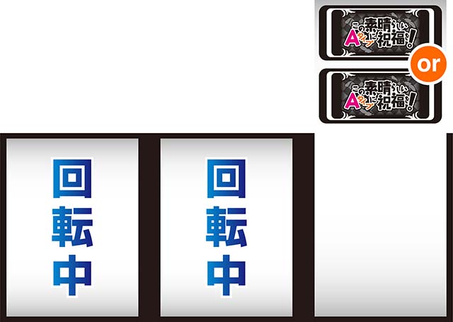 スマスロこの素晴らしい世界に祝福を!逆押しBAR狙い