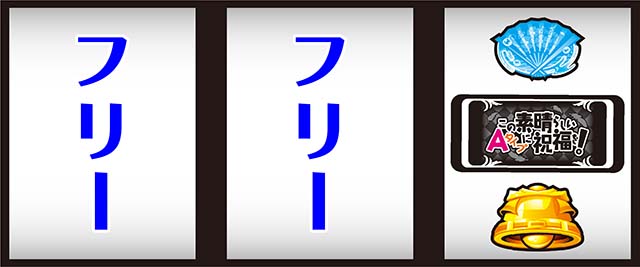 スマスロこの素晴らしい世界に祝福を!逆押しBAR狙い