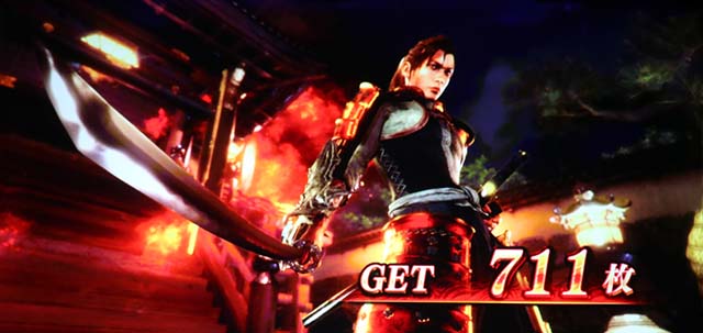 スマスロ鬼武者3BIG終了画面