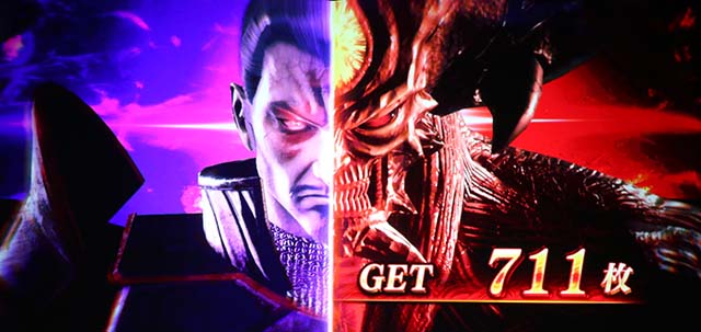 スマスロ鬼武者3BIG終了画面