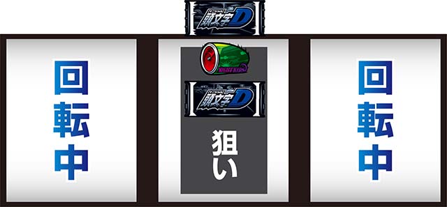 スマスロ頭文字D2ndAT中中押し