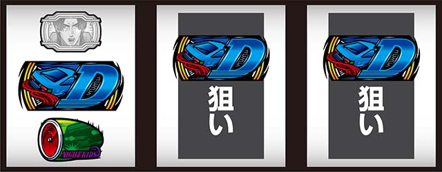 スマスロ頭文字D2nd左リールD狙い打ち方