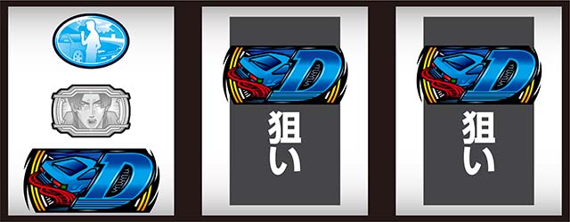 スマスロ頭文字D2nd左リールD狙い打ち方