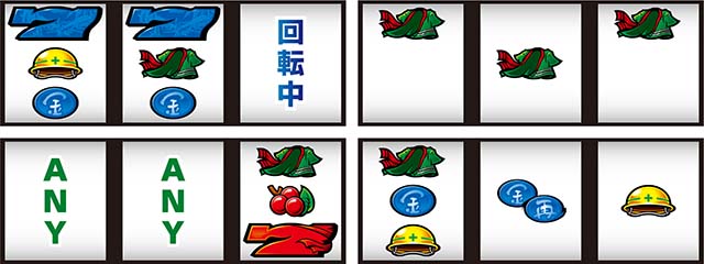 スマスロLサラリーマン金太郎リーチ目