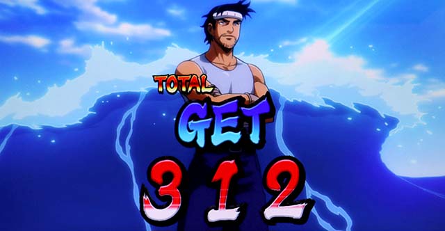 スマスロLサラリーマン金太郎ボーナス終了画面