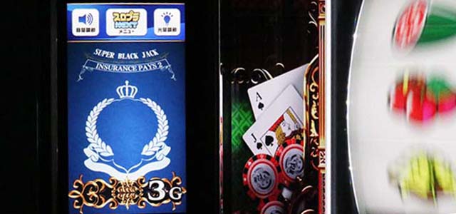 スマスロスーパーブラックジャックサブ液晶の背景色