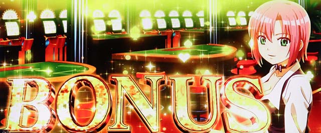 スマスロスーパーブラックジャック準備中サブ液晶タッチ当選契機告知