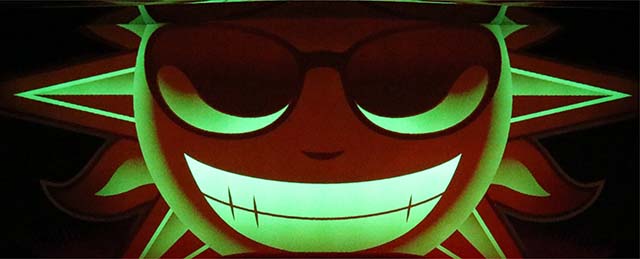 てぃだどんどんスマスロ太陽ランプ緑点灯