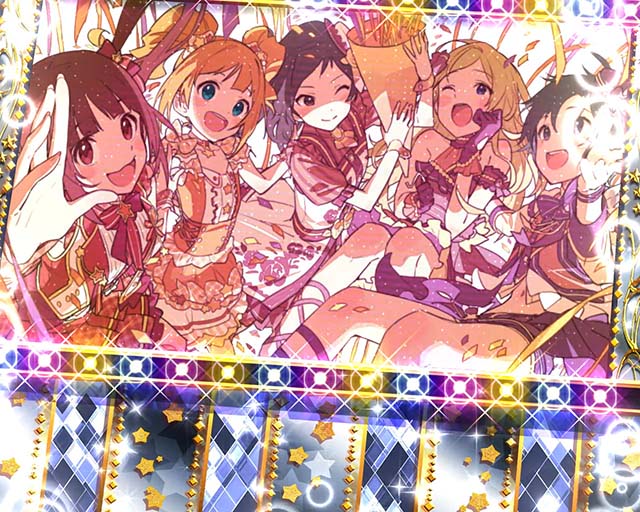 スマスロアイドルマスターミリオンライブ!ネクストプロローグボーナス終了画面