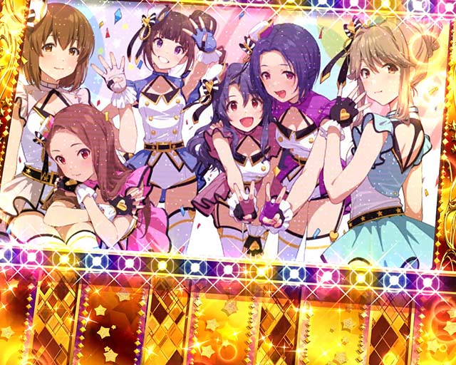 スマスロアイドルマスターミリオンライブ!ネクストプロローグボーナス終了画面