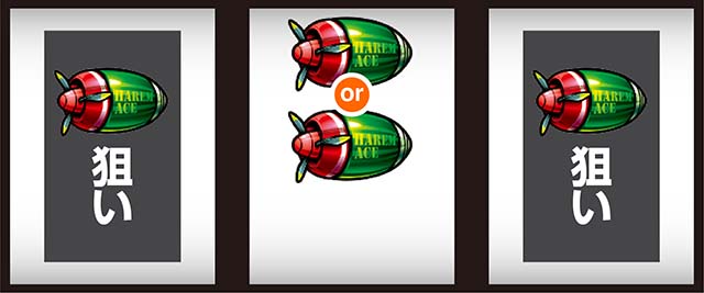 翔べハーレムエーススマスロ中押し