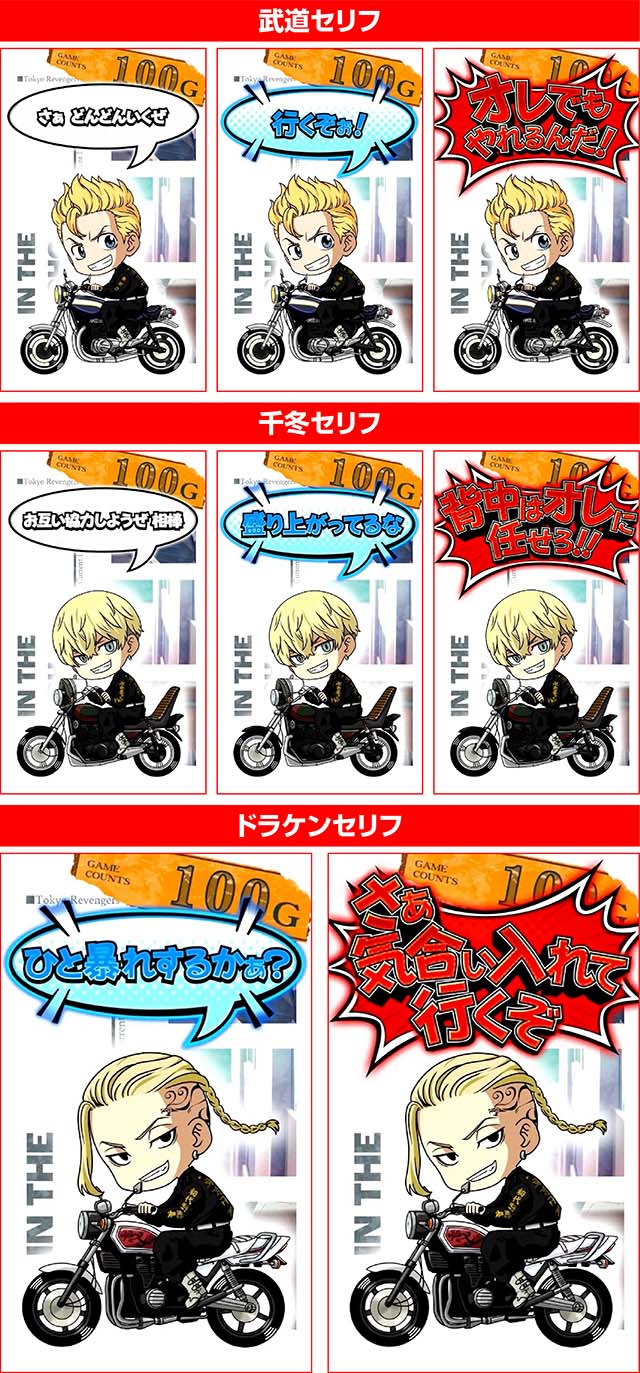 スマスロ東京リベンジャーズ東リベサブ液晶タッチセリフ