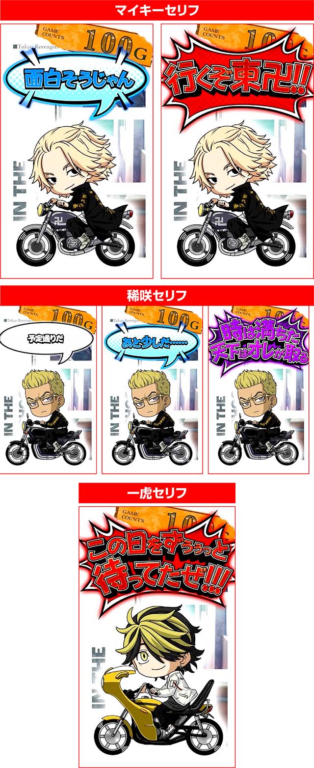 スマスロ東京リベンジャーズ東リベサブ液晶タッチセリフ