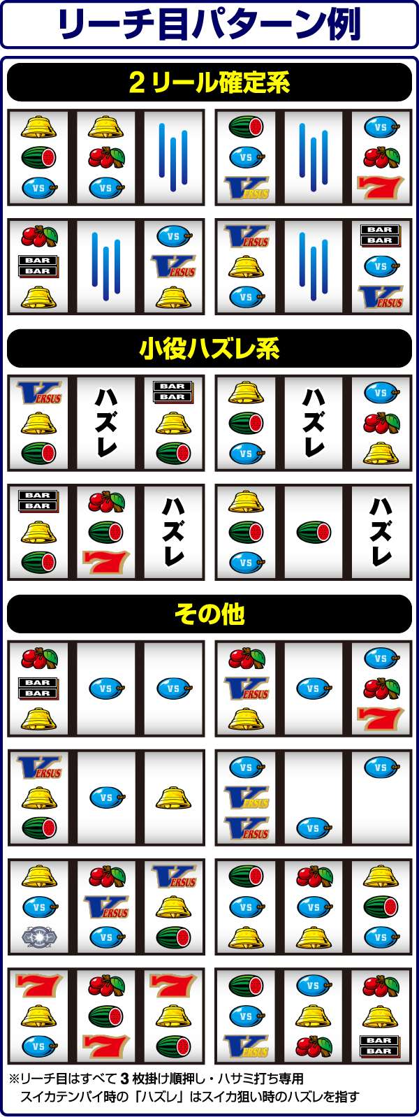 バーサスリーチ目