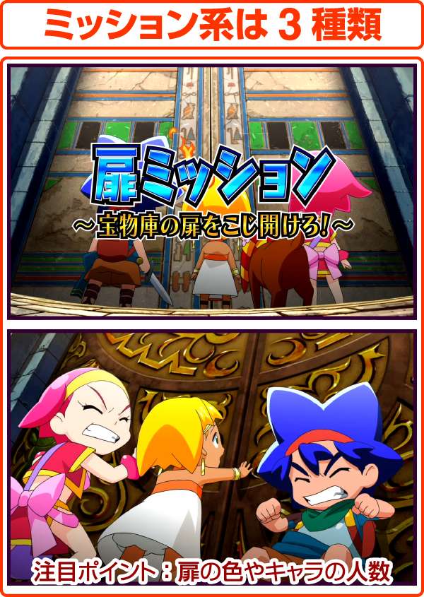 クレアの秘宝伝2通常時・連続演出・ミッション系