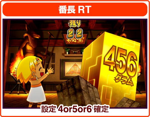クレアの秘宝伝2番長RT・設定示唆ポイント