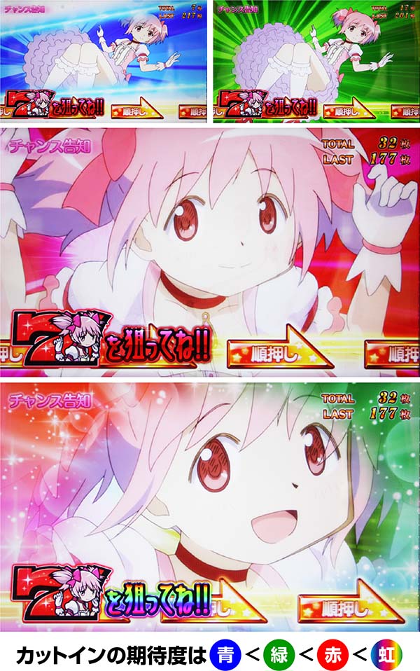 まどまぎ2ボーナス中カットイン画面