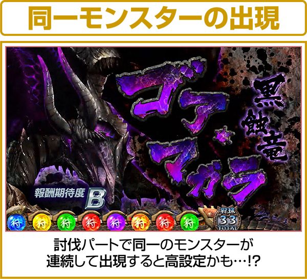 モンハン狂竜戦線討伐パートでの出現モンスター