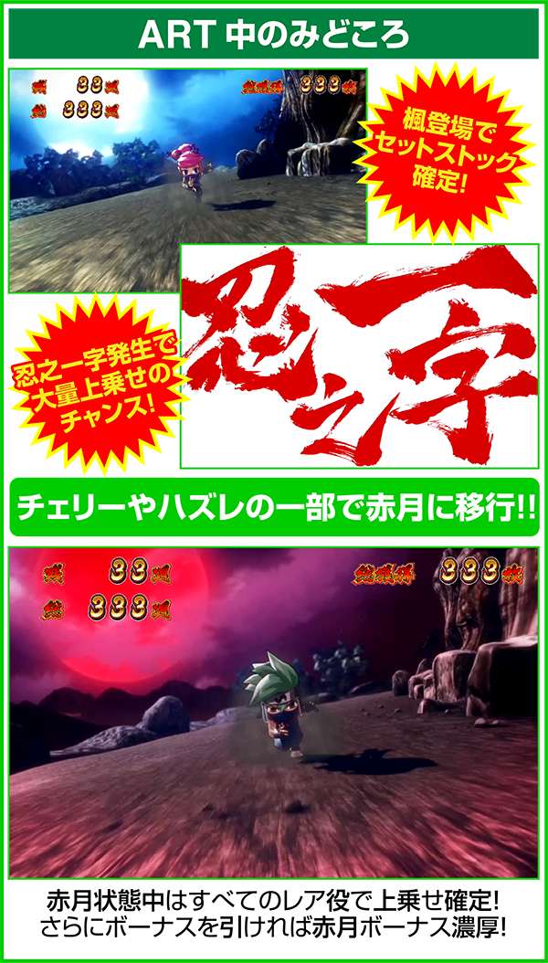 忍魂 暁ノ章ART中の打ち方詳細