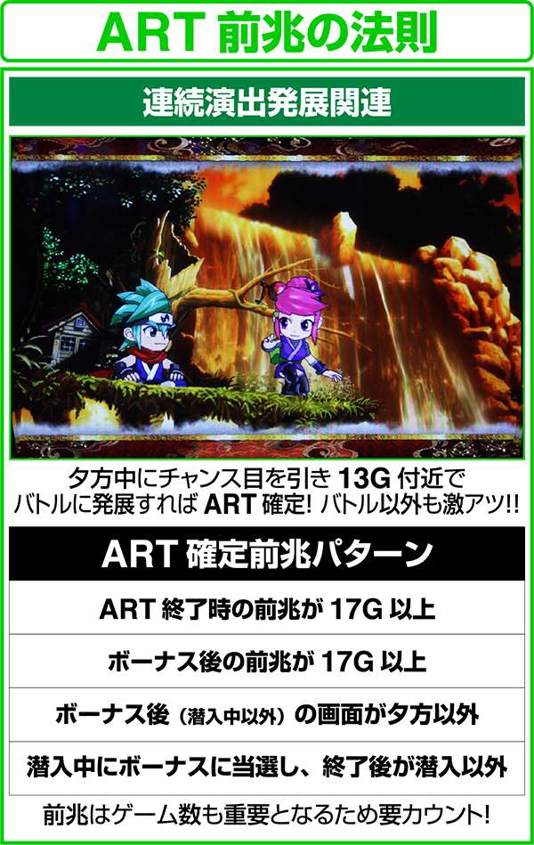 忍魂 暁ノ章ART前兆の法則