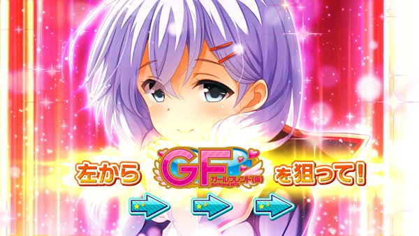 ガールフレンド確定役成立時の演出