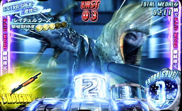 バイオハザードリベレーションズART中パンデミックバトル弱点小役レイチェルウーズ・レア役