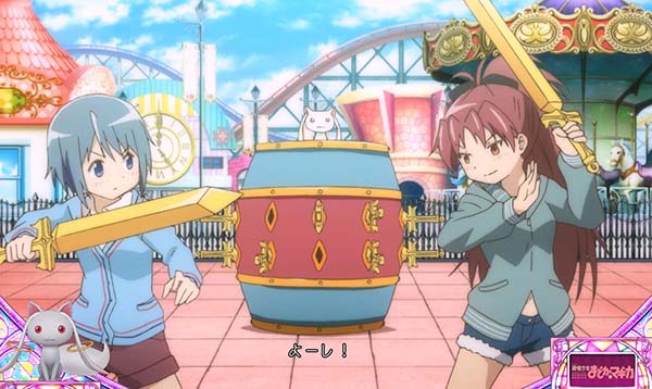 まどまぎA連続演出中の背景変化