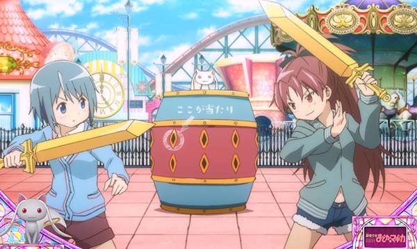 まどまぎA連続演出中の背景変化