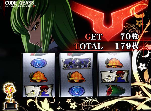コードギアスCCサミートロフィー出現割合