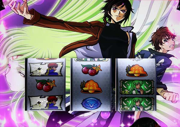 コードギアスCCMID中の設定示唆画面