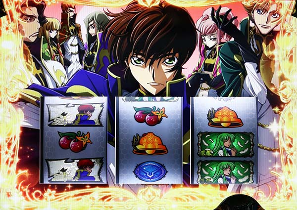 コードギアスCCMID中の設定示唆画面