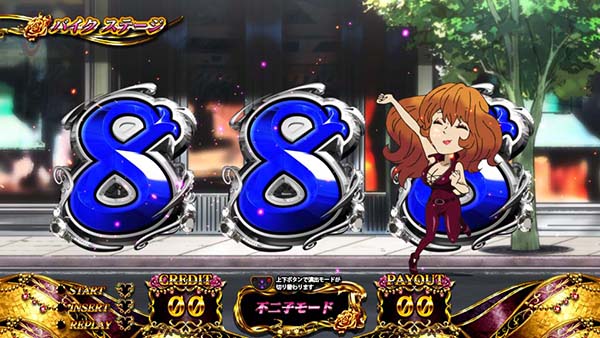 不二子Aタイプ演出モード別・高設定確定演出詳細