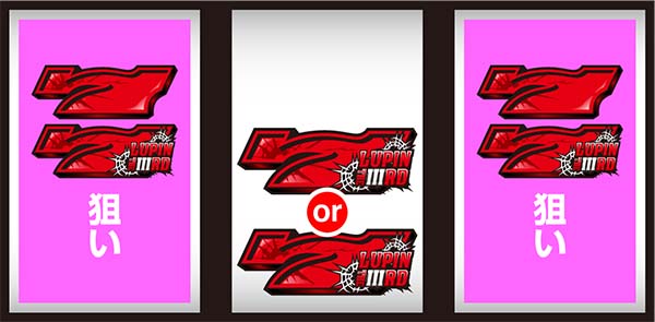 不二子Aタイプボーナスの入賞手順紹介