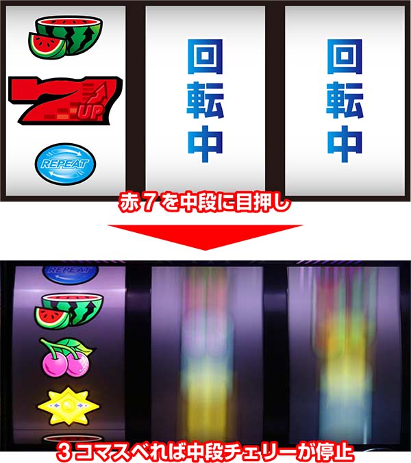 ディスクアップ中段チェリー制御