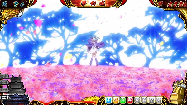 戦コレ徳川家康AT中の演出〜夢幻城〜