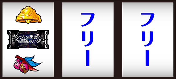 ダンまち通常時の打ち方・チェリー停止時