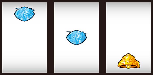 ダンまち通常時の演出法則・転落リプレイの停止例