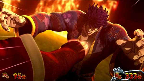 蒼天の拳朋友バトルボーナス中の演出〜バトルパート中〜