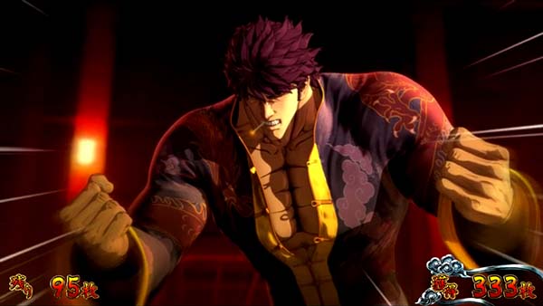 蒼天の拳朋友バトルボーナス中の演出〜バトルパート中〜