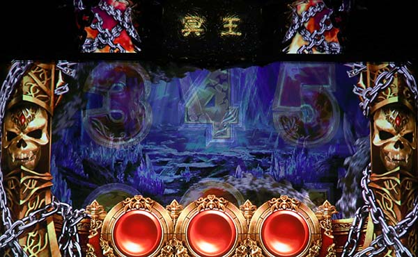 ハーデス冥王召喚通常時演出法則・上部ランプ