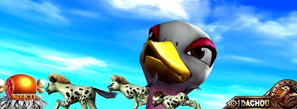 猛獣王ステージ共通演出情報・ミニキャラ演出(ハイエナ)