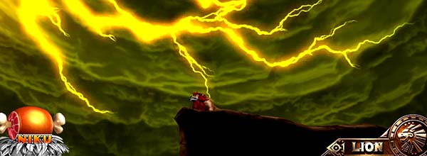 猛獣王ライオンステージ固有演出情報・雷雲演出