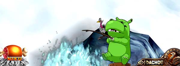 猛獣王通常時の連続演出情報・カバ釣り