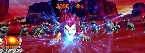 猛獣王肉ゾーンライオン登場演出