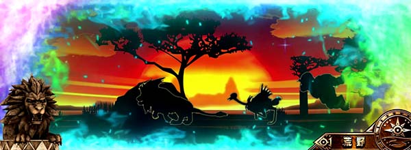 猛獣王通常時のプレミアム演出・エフェクト擬似連4回