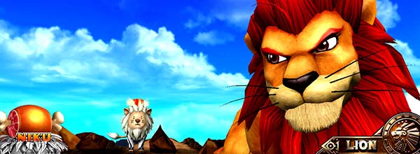 猛獣王通常時のプレミアム演出・岩石演出パトライオン