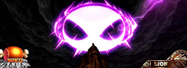 猛獣王通常時のプレミアム演出・気づき演出エイリやん