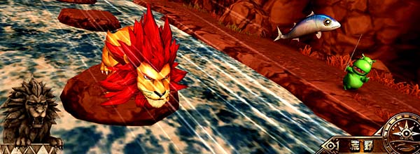 猛獣王通常時のプレミアム演出・王者の滝を登りきれ!1G目鯖