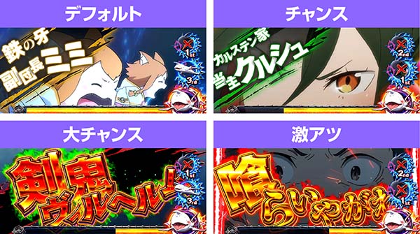 リゼロスロット攻撃の種類